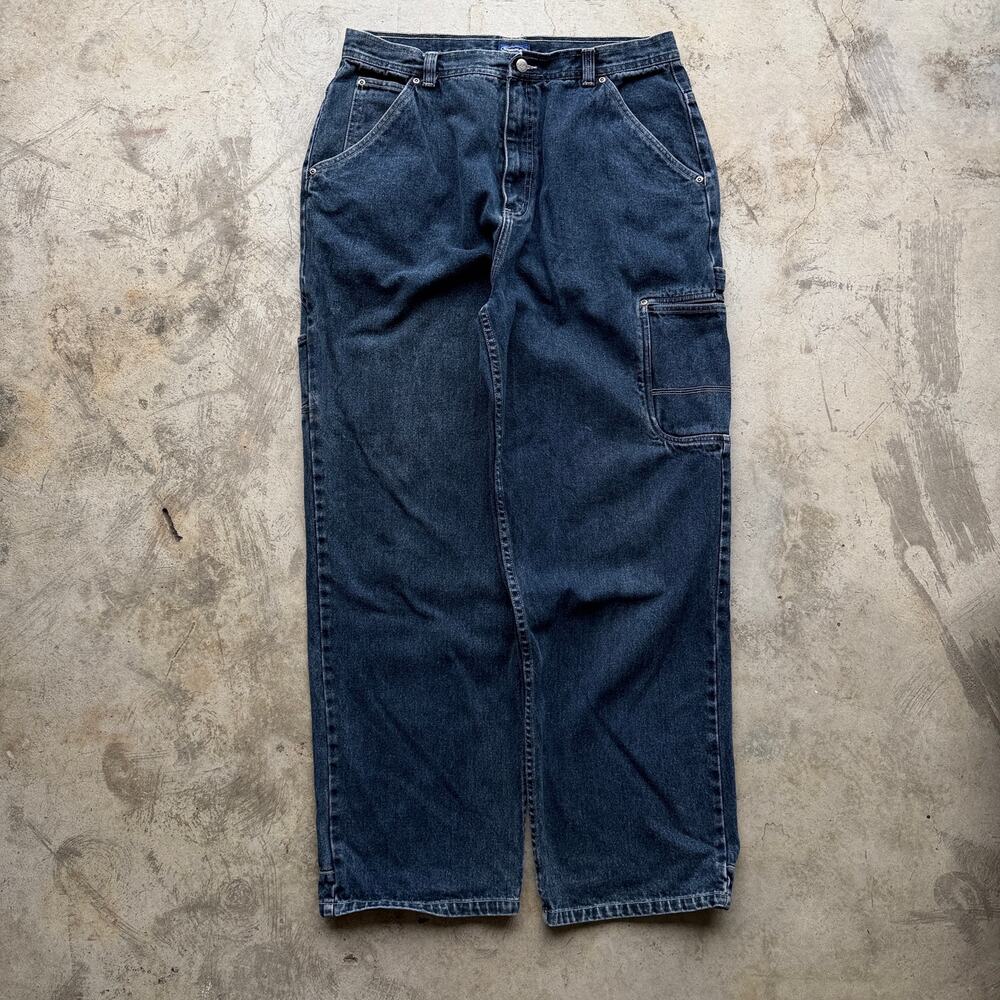 Vintage Sideout surfwear Baggy Carpenter Jeans 36x34 Y2K Skate Denim
